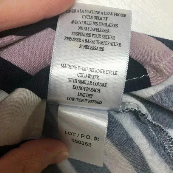 Tribal Jeans Tank Top Flowy Black, Pink, & White Size  Small - Picture 6 of 16